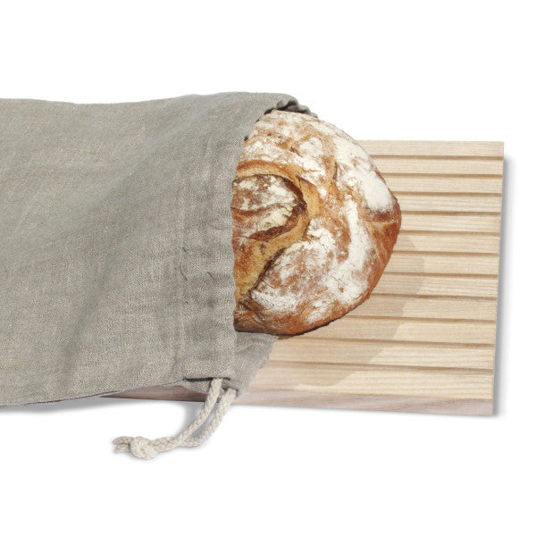 Brotschneidebrett Brotbeutel