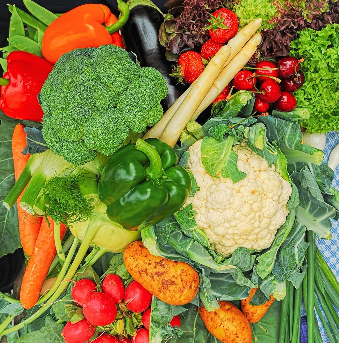 Saisonales Obst und Gemuese