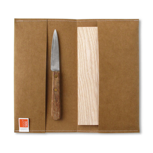 Outdoor Schneidebrett m Etui braun