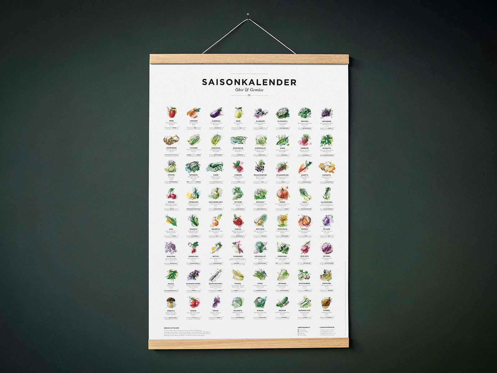 Saisonkalender Amazon Farbe